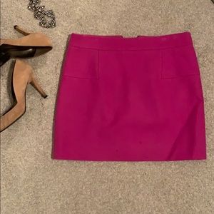 Maroon mini skirt